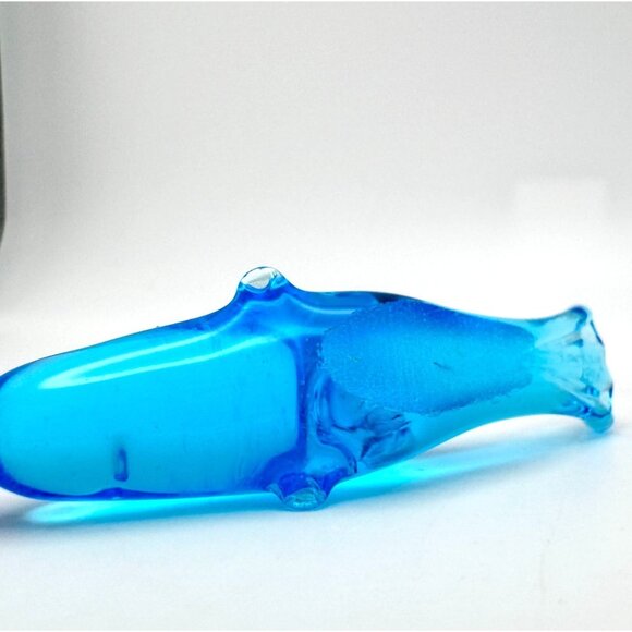 Set Of 7 Dolphin Figurines Glass Stone Resin Vtg Sea World Bottlenose - Picture 10 of 14